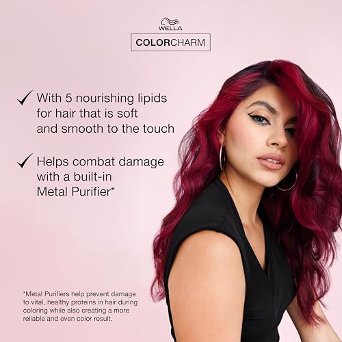 COLORCHARM VIVID DARKS Permanent Cream Color Vibrant Color for Dark Hair Nourishing Vegan Formula No Bleach Needed