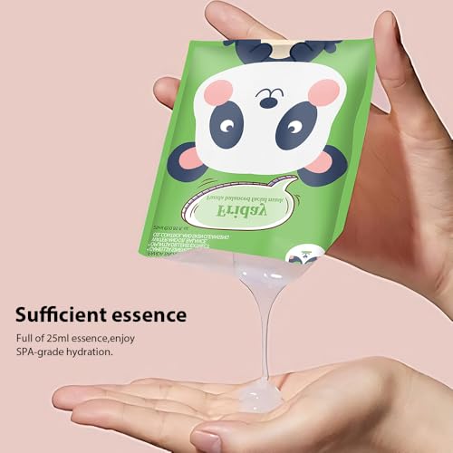 Kaely 7 Pack Animal Character Sheet Masks, Face Masks for Kids Teens Skin Care, Korean Soothe Facial Mask for All Skin Types, Girls Night Skincare Spa Party, Birthday Gifts for Women Men, Set01
