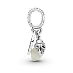 Pandora Glow-in-the-Dark Firefly Dangle Charm - Compatible Moments Bracelets - Jewelry for Women - Gift for Women - Made with Sterling Silver