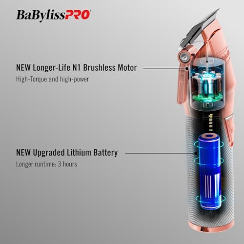 BaBylissPRO FX+ Professional Cord/Cordless Hair Clippers