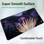 for MTG Game Playmat, for Magic TCG Rubber Play mat,Tabletop Card Playmats with Smooth Surface,Trading Card Inked Game Mat,Battle Game,Black Forest Dragon