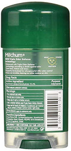 Mitchum Clear Gel Anti-Perspirant & Deodorant, Unscented for Men, 2.25 Oz (3 Pack)