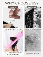 Deep Wave Human Braiding Hair For Boho Braids Full Bulk Human Hair For Braiding Curly Human Hair Braiding Hair Wet Wavy 100g 2 Bundles 18inch No Weft Micro Human Hair Extensions Natural Color