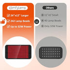 Comfytemp 24’’ x 12’’ Large Red Light Therapy Pad for Body, FSA HSA Eligible Near Infrared Light Therapy Wrap with Timer, 32W Light Therapy Pad for Back Belly Shoulder Joint Muscle Pain Relief