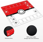 Playmat for Trading Card Game – 2-Player Trainer Mat with 37 Damage Counters and Professional Storage Bag