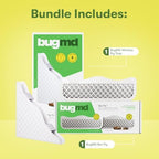 BugMD Barfly and Window Fly Trap Bundle - Window Fly Paper Trap for Indoor, Window Fly Strips for Home, Fly Catcher