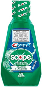 PROCTER & GAMBLE Crest + Scope Rinse, Classic Mint, 36 Ml Bottle, 180/carton