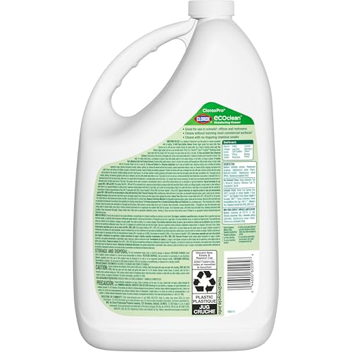 Clorox CloroxPro EcoClean Disinfecting Cleaner Refill, 128 Fluid Ounces