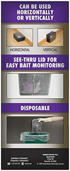Tomcat Rat & Mouse Killer Disposable Bait Station Advanced Formula for Indoor and Outdoor, 1 Pre-Filled Ready-To-Use Station