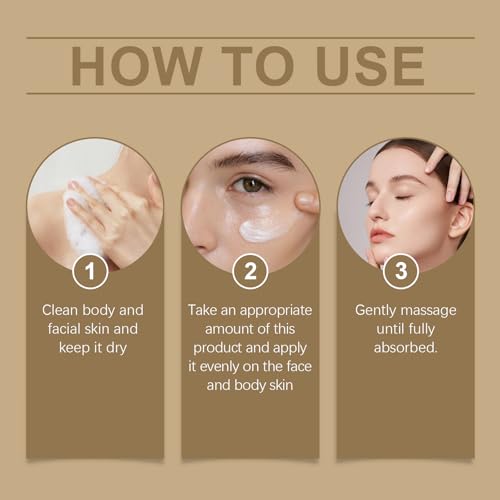 Organic Grass Fed Whipped Tallow Cream with Castor Oil & Frankincense Oil, All-Natural Moisturizer, Hydrating Beef Tallow Moisturizer Cream and Manuka Honey Balm for Skin (1)