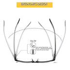 Kerecsen READING GLASSES 4 Pack Spring Hinge Comfort Readers Plastic Includes Sun Readers (2 Black 2 Tortoise, 6.00)