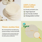 numbuzin No.3 Toner Pads | Radiance Glowing Jumbo Essence Pad | Clear Glass Skin, Texture Care | Biodegradable Vegan Pads, Fermented Ingredients, Niacinamide | 70 pads/5.07 fl. oz.