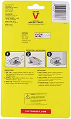 Victor M137 Quick-Set Mouse Trap - 6 Pack Geometric Pattern
