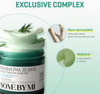 SOME BY MI AHA BHA PHA 30 Days Miracle Truecica Clear Pad - Pack of 2 - Mild Exfoliating Korean Centella Toner Pads - Daily Soothing and Blackhead Removing Pore Minimizer for Face - Korean Skin Care