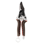 FELCO 6 ELITE Pruning Shears – 7.7" Swiss-Made Garden Clippers with Leather-Wrapped Handle for Medium Right Hands | Hand Pruners for Gardening | Garden Tool Cutter with Bypass Blade, Aluminum Body