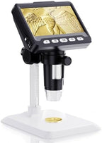 Coin Microscope, LCD Digital1000x, 1080P Coin Magnifier,Microscope for Adult with 8 Adjustable LED Lights, PC View, Compatible with MacOS Windows