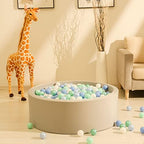 GOGOSO Ball Pits Balls for Toddlers Pack of 50 100 200 Plastics Shape Ball Non-Phthalate Non-BPA Non-Toxic 2.2-Inch Crush Proof Play Balls