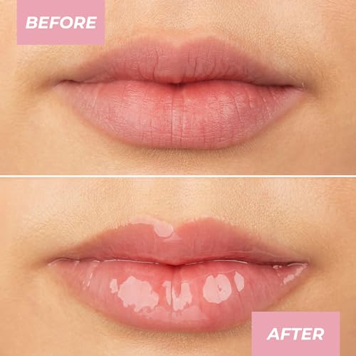 MCoBeauty 2-in-1 Glow & Treat Lip Oil, Berry, Hydrating Tint for Luscious Lips, Vegan, Cruelty Free Cosmetics