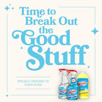 Windex Refill Original Blue Glass and Window Cleaner Bottles + 1 Reusable Spray Trigger, Surface Cleaning Spray, Original Blue Scent, 32 Fl Oz (Pack of 3)