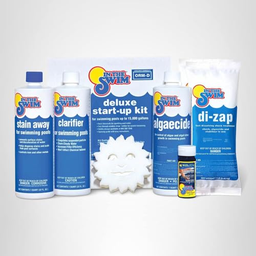 In The Swim Pool Basic Opening Chemical Start Up Kit - Above Ground and In-Ground Swimming Pools - Up to 7,500
