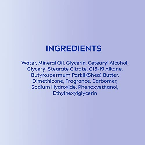 NIVEA Shea Nourish Body Lotion for Dry Skin with Hyaluronic Acid, Shea Butter and Deep Nourishing Serum, 48-Hour Body Moisturizer, 2.5 Fl Oz Bottle, Pack of 6