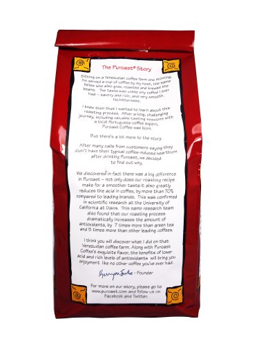 Puroast Low Acid Coffee Whole Bean | House Blend Whole Bean | Medium Roast | High Antioxidants & High pH |No Bitter Aftertaste | Reduced Heartburn & GERD | Suitable for Cold Brew - 2.2 LB