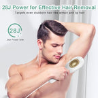 Laser Hair Removal, IPL Laser Hair Removal for Women and Men, 32°F Sapphire Ice Cooling System, Laser Hair Removal Device At Home, Almost Permanent Painless Whole Body Hair Removal