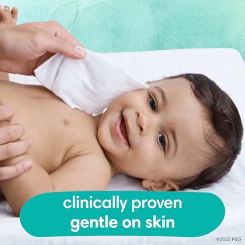 Pampers Pure Protection Disposable Baby Diapers Size 5, 2 Month Supply (2 x 132 Count) with Aqua Pure Sensitive Baby Wipes, 12X Pop-Top Packs (672 Count)