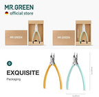 MR.GREEN Toenail Clippers Stainless Steel Ingrown Nail Cutter Thick and Hard Nails Pedicure Manicure Tools (Green)