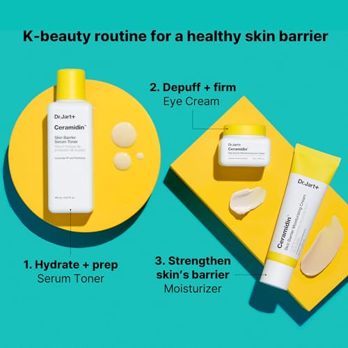 Dr.Jart+ Ceramidin™ Skin Barrier Moisturizer Face Cream For Dry Skin with Ceramides and Panthenol | Korean Skin Care