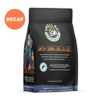 Bones Coffee Company Decaf Army Of Dark Chocolate Flavored Coffee Beans, Dark Roast Ground Coffee Low Acid Decaffeinated (12 oz)
