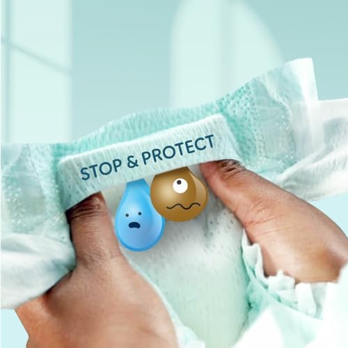 Pampers Premium Protection Size 6, x144 Nappies, 13kg+, Our N°1 for Comfort & Protection for Sensitive Skin