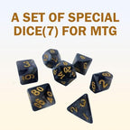 MTG Playmat TCG Playmat -Includes Storage Tube and 7 Dice-Experience Top-Tier Quality and Edge-Locking Waterproof and Non-Slip Mat! (playmat with Zones, Black Lotus)