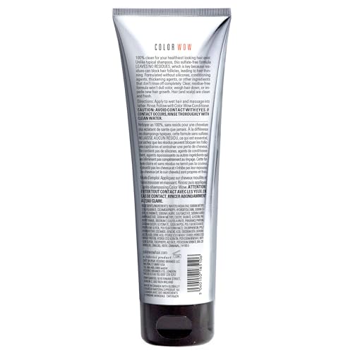 COLOR WOW Color Security Shampoo – Sulfate Free & Residue-Free Formula | Healthy Looking Hair & Scalp | Paraben Free Salon Quality