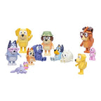 Bluey Figures Super Fan Collector Set – 12-Pack, Includes Chattermax, Grey Dancer, Lucky, Nana, Jean-Luc, Pom Pom, Grandad & More – Gift for Kids Ages 3+, Amazon Exclusive