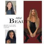 Braiding Hair for Boho Braids Hair 200g 20 Inch Curly Braiding Hair No Weft Deep Wave Bulk Hair for Braiding Wet and Wavy Boho Hair for Braiding (#bug,200g/ 6 bundles)