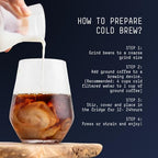 Stone Street Cold Brew Coffee, Strong & Smooth Blend, Low Acid, 100% Arabica, Gourmet Coffee, Whole Bean, Dark Roast, Colombian Single Origin, 2 LB