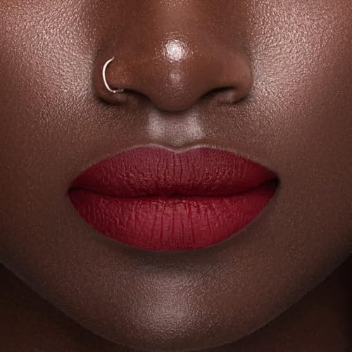 Beauty Bakerie Lip Whip Liquid Lipstick for Women, Waterproof Lip Gloss, Tint, Stain Long Lasting Hydrating Moisturizer, Matte or Metallic, 3.5mL, Cranberry Stiletto