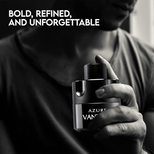 Men's Cologne Azure Vantage Eau De Toilette Body Spray Fragrance For Men- Daywear, Casual Daily Perfume Set with Suede Pouch- 3.4 Fl Oz Bottle- Ideal EDT Beauty Gift for Birthday, Anniversary