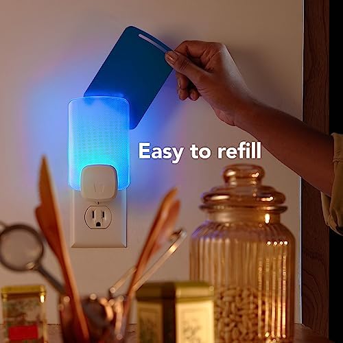 Raid Essentials Flying Insect Light Trap Refills, 2 Light Trap Refill Cartridges, Featuring Light Powered Attraction