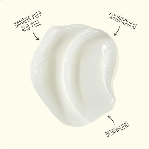 Sun Bum Revitalizing 3 in 1 Leave In Conditioner - Anti Frizz Detangler - Color Friendly with UV Protection - Enriched with Coconut Oil and Banana - 4 oz