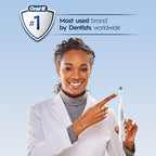 Oral-B Pro 1000 CrossAction Electric Toothbrush, Black and White, 2 Count