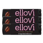 Natural Lip Butter Lip Balm - Coffee - Pure Enough to Eat - Made With Just 6 Vegan Ingredients - 100% Natural & Organic Moisturizing Lip Care for All Day Hydration (3-Pack)