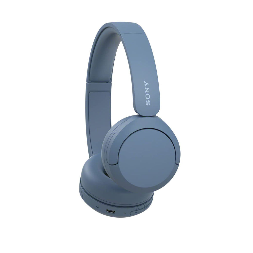 Sony WH-CH520 Wireless On-Ear Bluetooth Headphones with Microphone, Blue