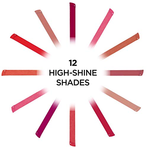 L'Oreal Paris Brilliant Signature Shiny Lip Stain Lipstick, Be Cheerful 0.21 Fl Oz.