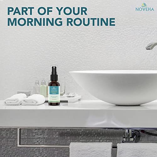 NOVEHA Eyelid and Lash Cleanser - Fast Acting Soothing Formula, Effective Relief from Irritation, Dry Eyes, Styes, Pure and Gentle Hypochlorous Acid Spray (1.01 Fl Oz (Pack of 1))