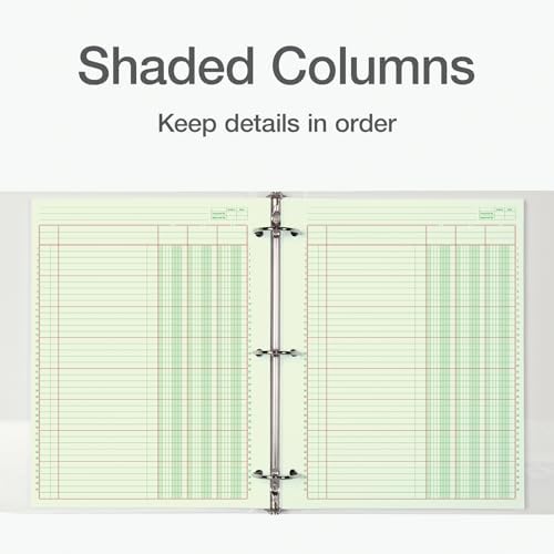 Adams Columnar Analysis Pad, 3 Column, 8 1/2 X 11, Single Page Format, 50 Sheets/pad (ACP85113)