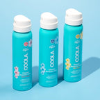 COOLA Organic Sunscreen SPF 50 & 30 Sunblock Spray Kit, Dermatologist Tested Skin Care for Daily Protection, Vegan and Gluten Free,Travel Size, 2 Fl Oz, 3 Pack
