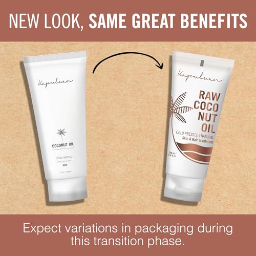Raw Coconut Oil for Skin, Hair – Raw Extra Virgin Coconut Oil - Pure Unrefined Cold Pressed Oil with MCTs for Body Care, Hair Growth, Aceite de Coco Natural, Baby, Dogs, Pets 200ml