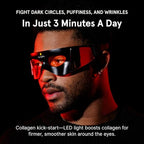 Luminator LED Eye Mask for Men and Women Skincare - Anti-Aging, Boost Collagen, Reduce Dark Circles & Wrinkles, Red Light Therapy for Under-Eye Treatment & Rejuvenation - Only 3 Minutes a Day